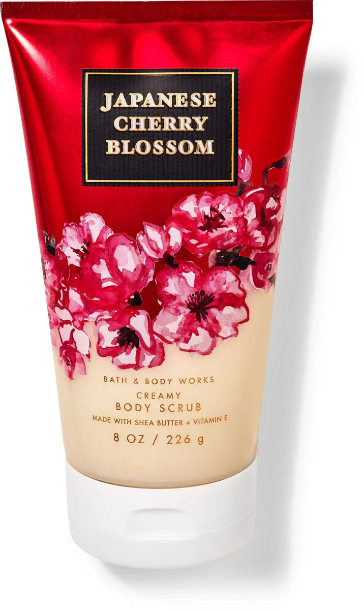 Bath & Body Works Japanese Cherry Blossom Body Cream (226g) for fragrant skin