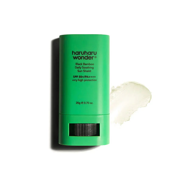 Haruharu Wonder Black Bamboo Daily Soothing Sun Shield SPF50+ for sun protection