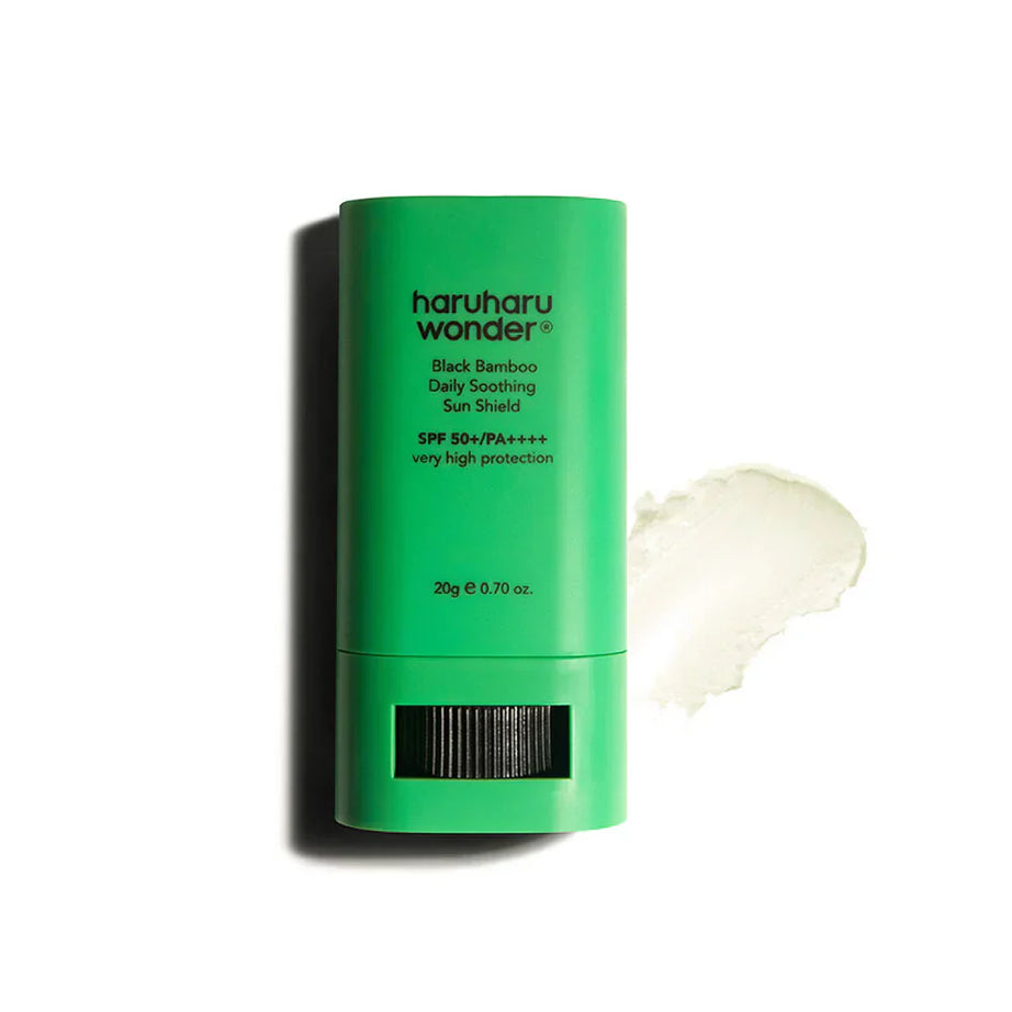 Haruharu Wonder Black Bamboo Daily Soothing Sun Shield SPF50+ for sun protection