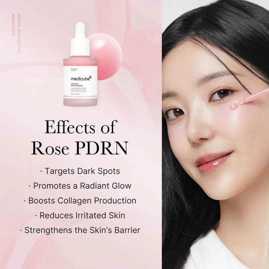 Medicube PDRN Pink Peptide Serum for Skin Regeneration