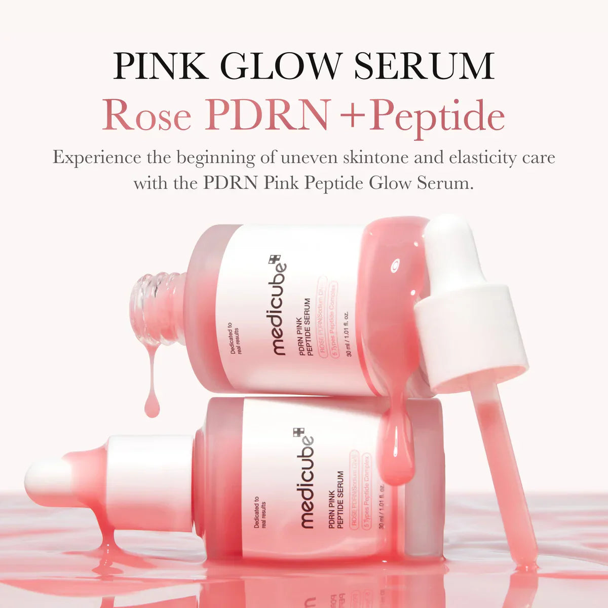 Medicube PDRN Pink Peptide Serum for Skin Regeneration