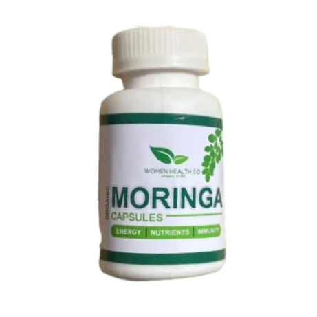 Women Health.Co Moringa Capsules – 60 Capsules for Energy and Wellness