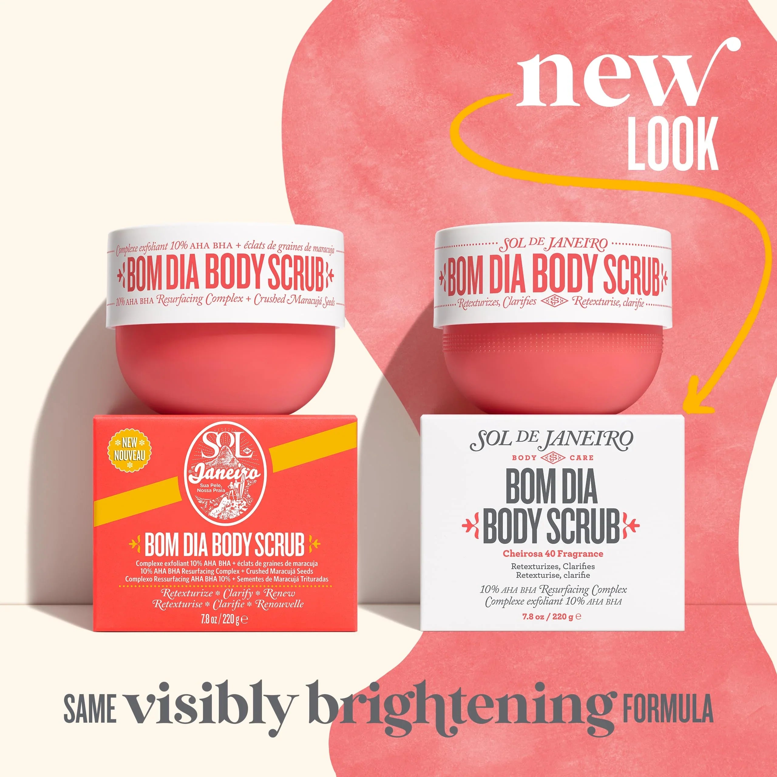 Sol de Janeiro Bom Dia Body Scrub AHA BHA 220g