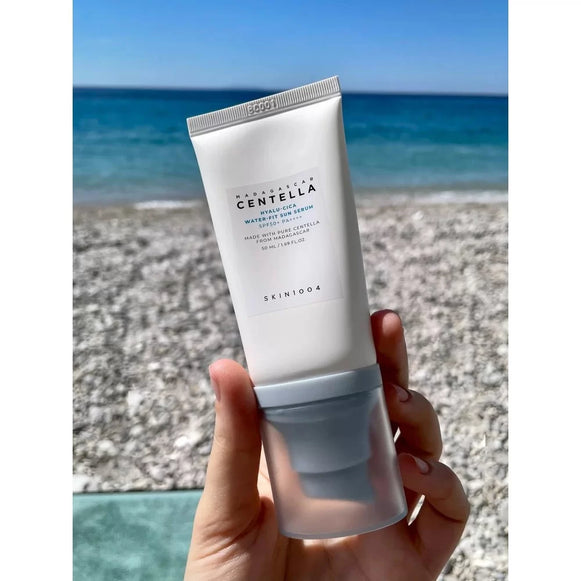 Skin1004 Madagascar Centella Hyalu-Cica Water-Fit Sun Serum SPF 50+ PA++++ for maximum sun protection