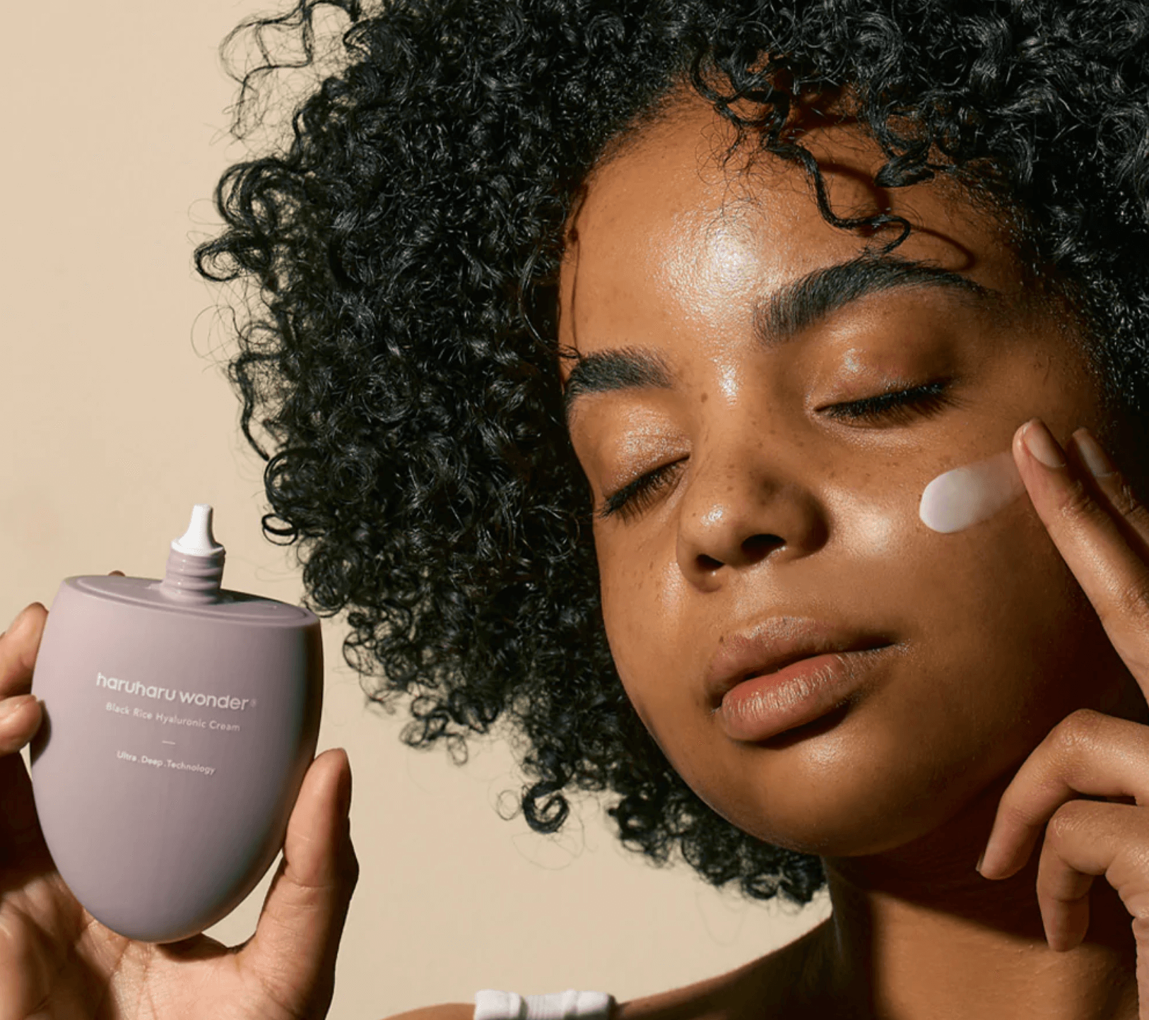 "Haruharu Wonder, hyaluronic cream, anti-aging cream, wrinkle care, nourishing cream, black rice skincare"