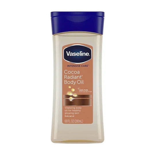 Vaseline Intensive Care Cocoa Radiant Body Oil for Soft Skin