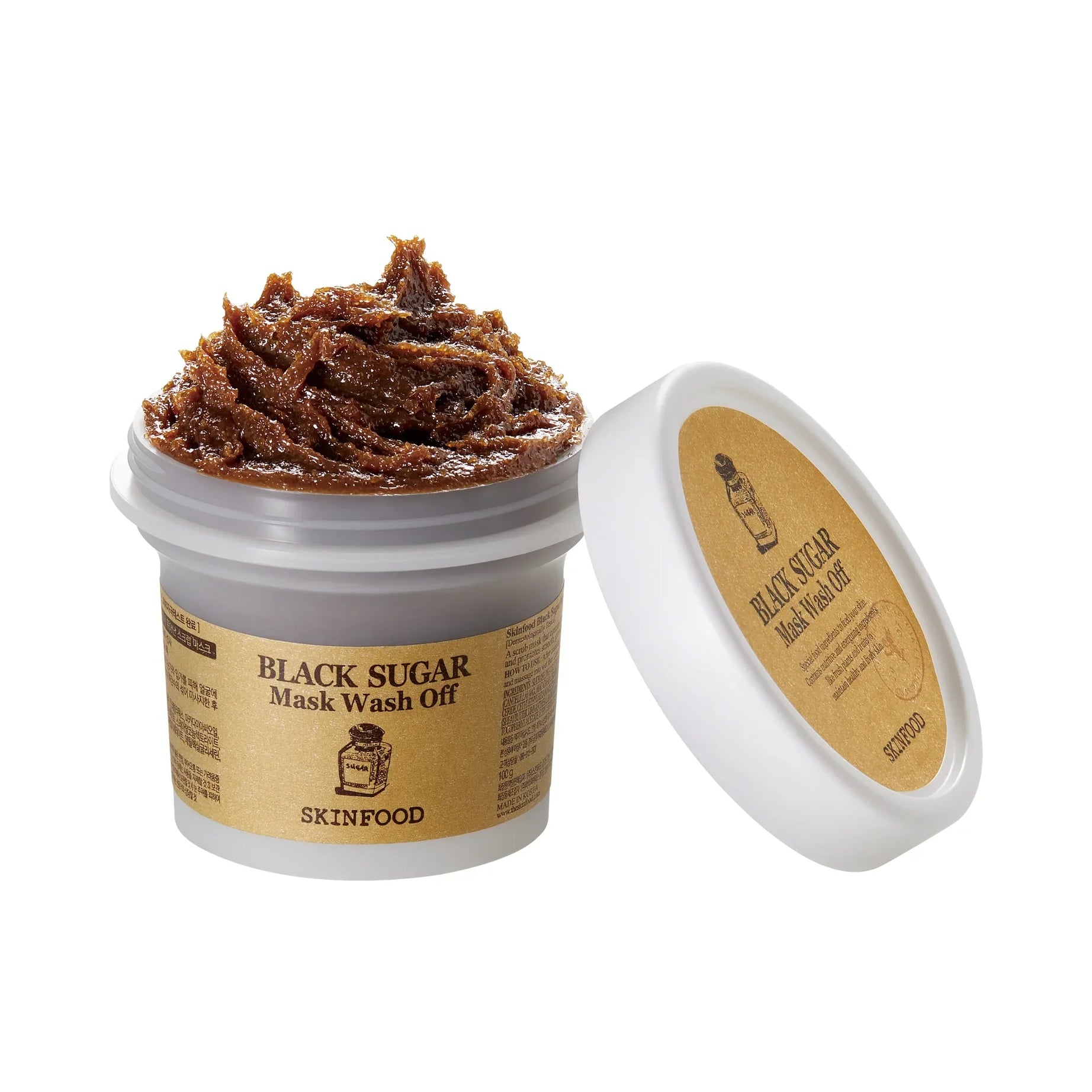 Skinfood Black Sugar Mask Wash Off for Glowing Skin