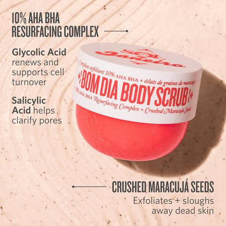 Sol de Janeiro Bom Dia Body Scrub AHA BHA 220g