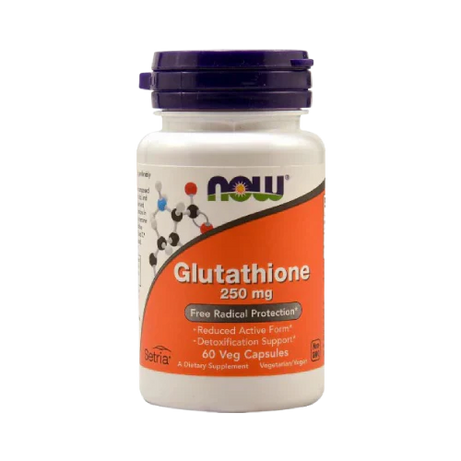 NOW Glutathione 250mg – Powerful Antioxidant for Immune and Liver Health