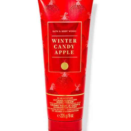 Bath & Body Works Winter Candy Apple Body Cream (226g) for festive skin