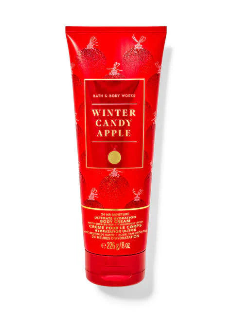 Bath & Body Works Winter Candy Apple Body Cream (226g) for festive skin