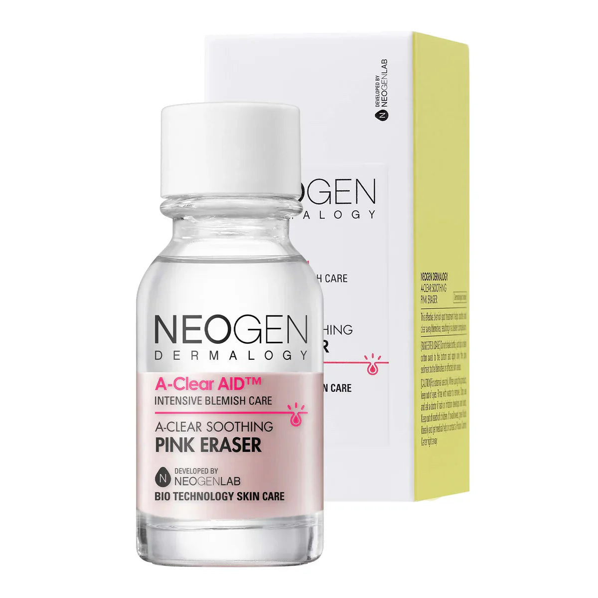 Neogen Dermalogy A-Clear Aid Soothing Pink Eraser for acne relief