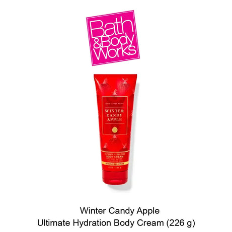 Bath & Body Works Winter Candy Apple Body Cream (226g) for festive skin