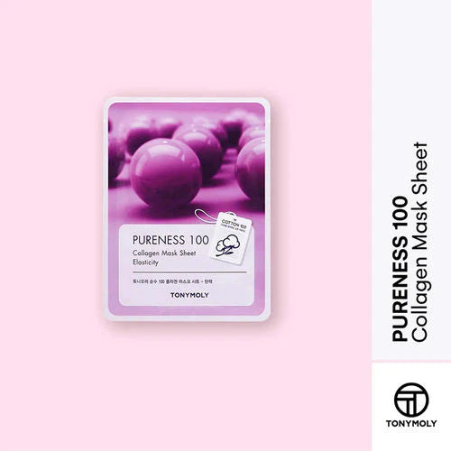 TONYMOLY Pureness 100 Collagen Elasticity Sheet Mask for firm skin