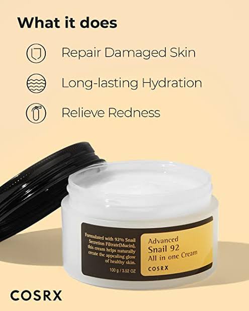 Cosrx Advanced Snail 92 All In One Cream 100g for ultimate skin care