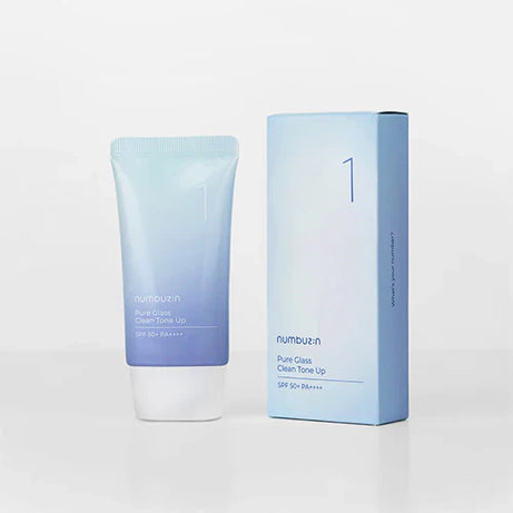 "Numbuzin Tone Up, brightening cream, hydrating tone-up, pure glass skin, clear complexion, K-beauty skincare"