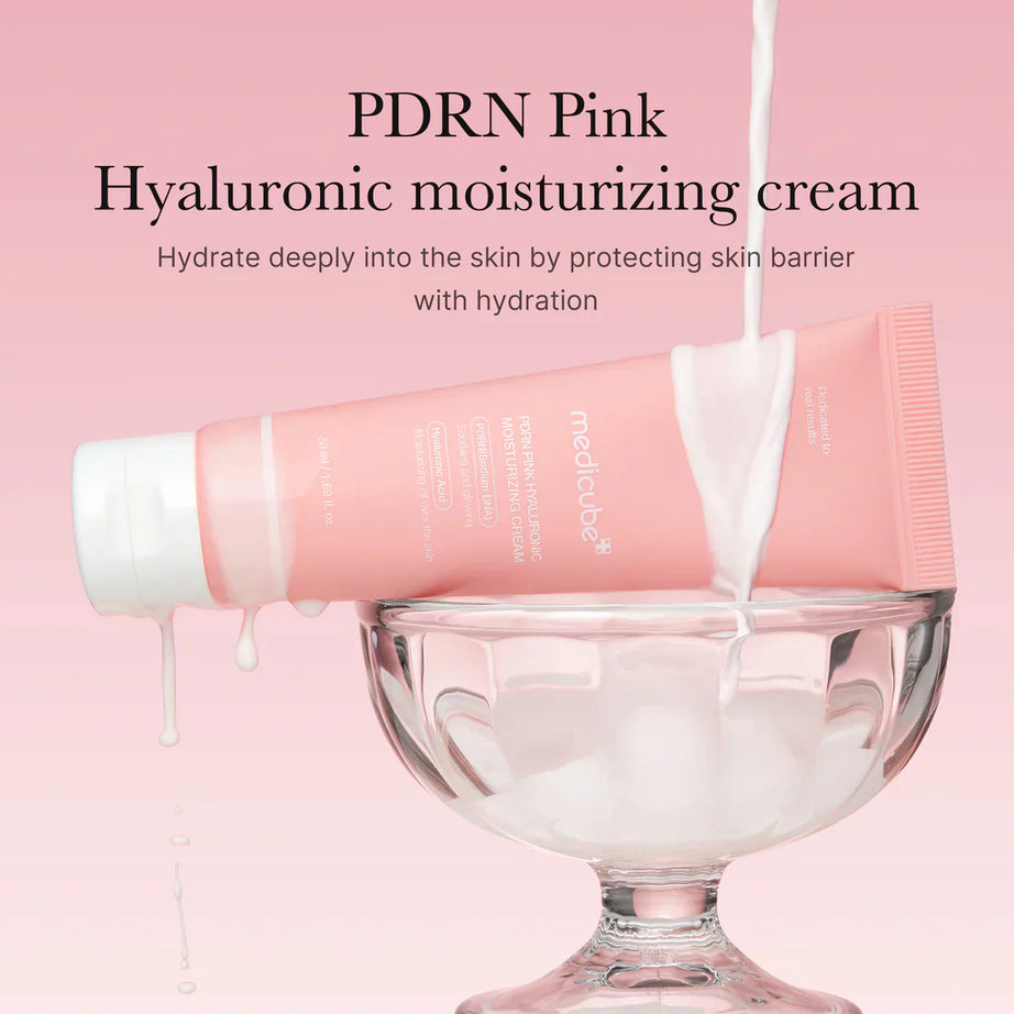 Medicube PDRN Pink Hyaluronic Moisturizing Cream for Hydration