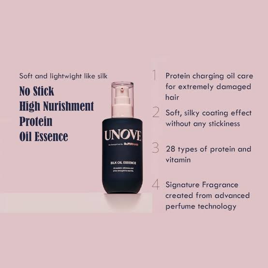 Unove Silk Oil Essence for Silky Hair