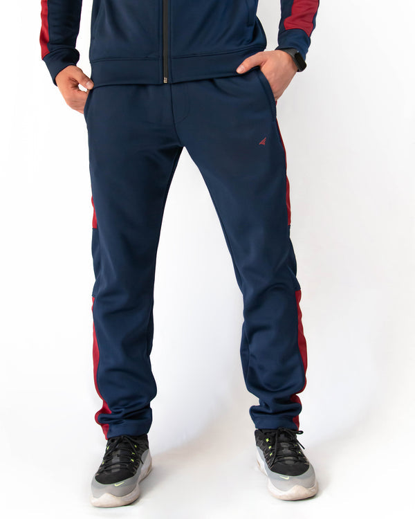 Indulge in Style: Navy/Maroon Dry-Fit Trouser - Olga