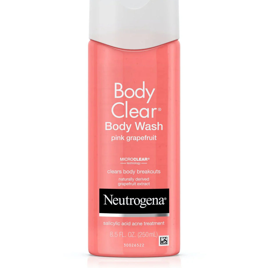 Pink Grapefruit Salicylic Acid Acne Treatment Body Wash for Clear Skin