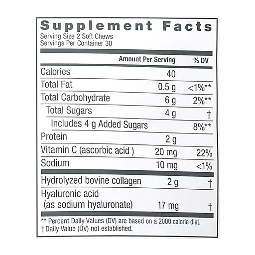 Neocell Collagen Beauty Soft Chews, Fruit Punch Flavor (60 Soft Chews)