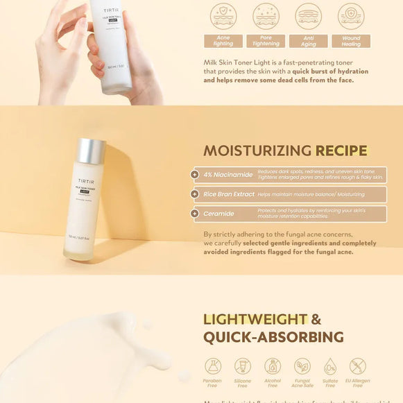 TIRTIR -Light Milk Skin Toner 20ml