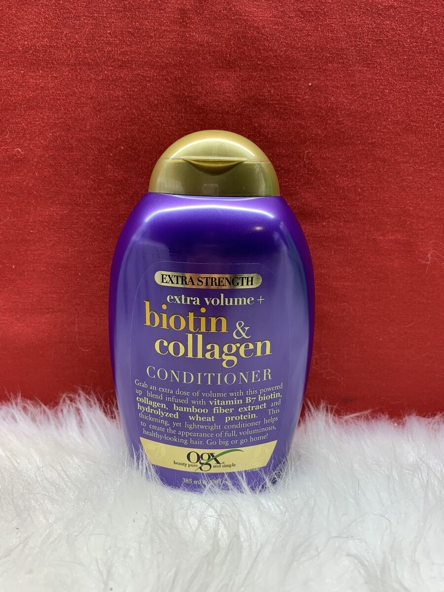 OGX Biotin & Collagen Conditioner 385ml for thicker hair