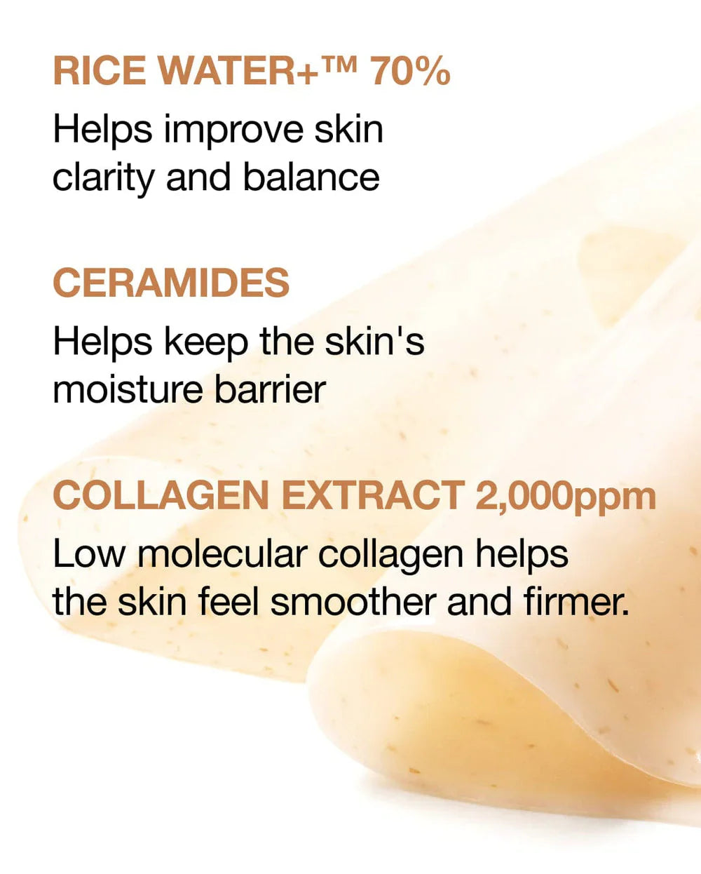 "Anua Rice, Ceramide Mask, Collagen Mask, Korean skincare, glowing skin, nourishing mask, skin hydration"