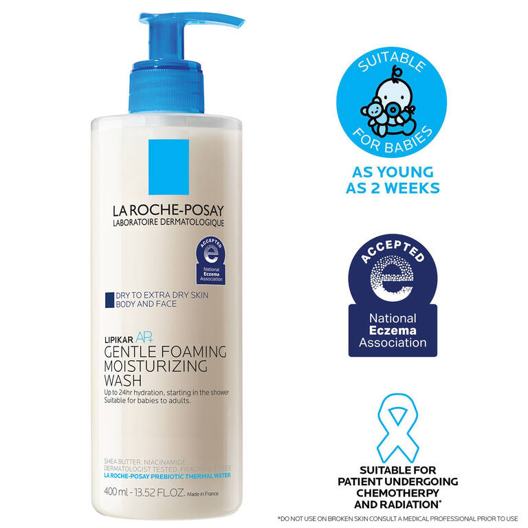 La Roche-Posay Lipikar Wash AP+ Moisturizing Body & Face Wash