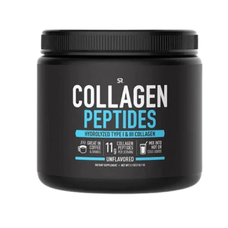 SPORTS RESEARCH Collagen Peptides Hydrolyzed Type I & III Collagen Unflavored