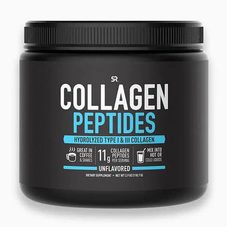 SPORTS RESEARCH Collagen Peptides Hydrolyzed Type I & III Collagen (Unflavored)