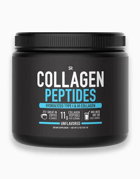 SPORTS RESEARCH Collagen Peptides Hydrolyzed Type I & III Collagen (Unflavored)