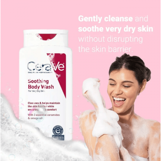 CeraVe Soothing Body Wash Very Dry Skin 296ml