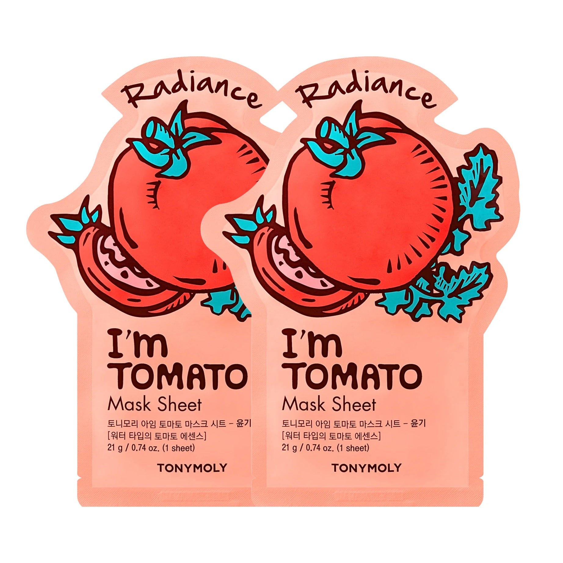 TONYMOLY I'm Tomato Sheet Mask for glowing skin