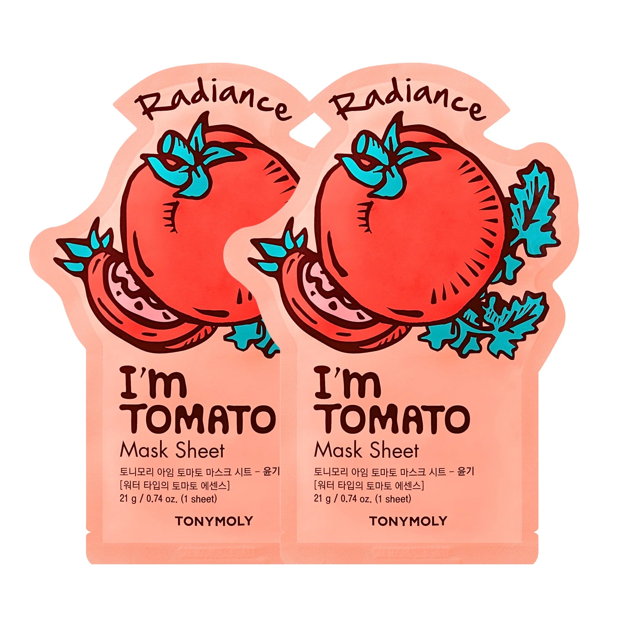 TONYMOLY I'm Tomato Sheet Mask for glowing skin