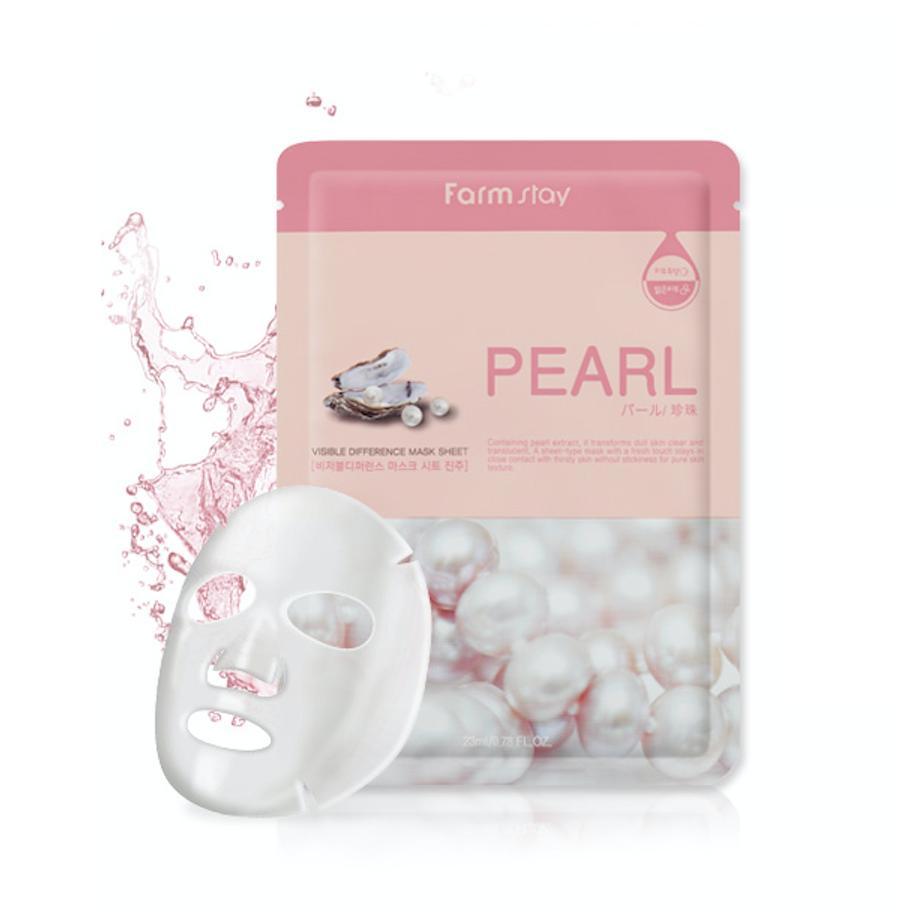 Farm Stay Visible Difference Face Mask Sheet - Pearl