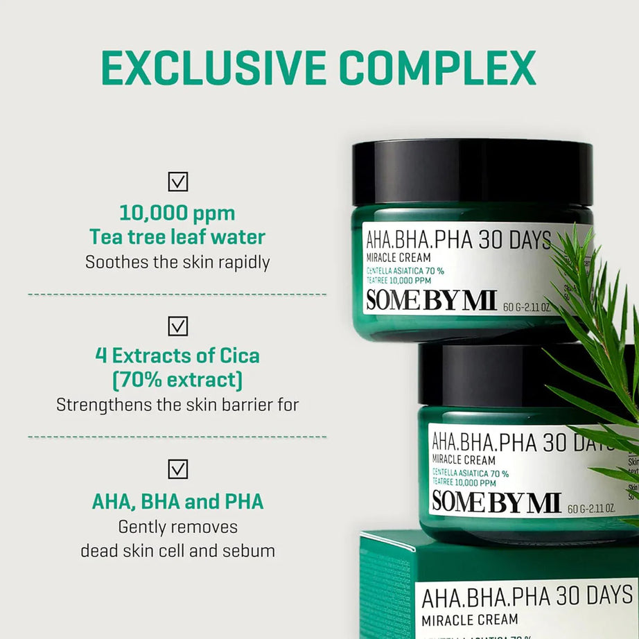 Some by mi AHA, BHA, PHA 30 Days Miracle Cream 60g