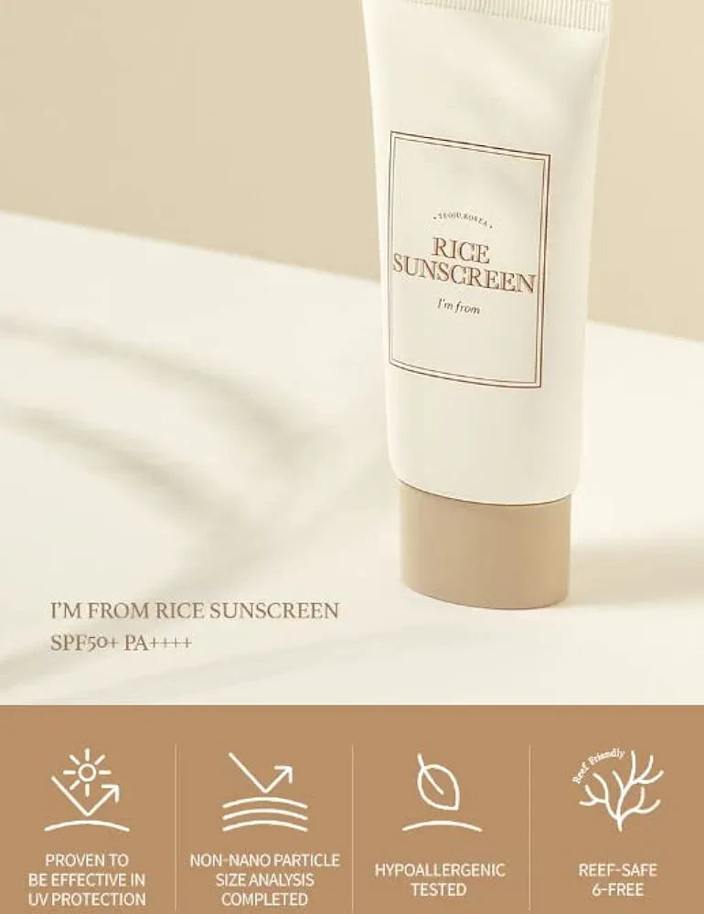 I'M From Rice Sunscreen SPF50+ PA++++ 50ml