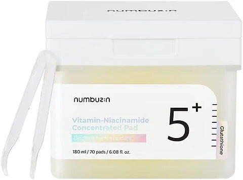 "Numbuzin Niacinamide Toner, toner pad, brightening toner, pore-minimizing toner, niacinamide toner, K-beauty"
