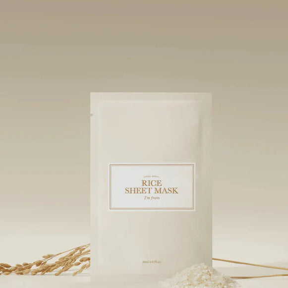 I'M From Rice Sheet Mask for bright skin