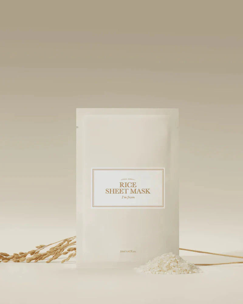 I'M From Rice Sheet Mask for bright skin