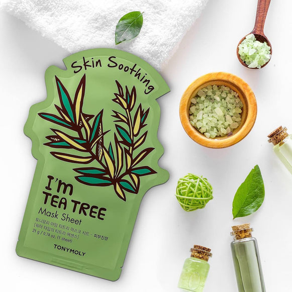 TONYMOLY I'm Tea Tree Sheet Mask for acne and skin soothing