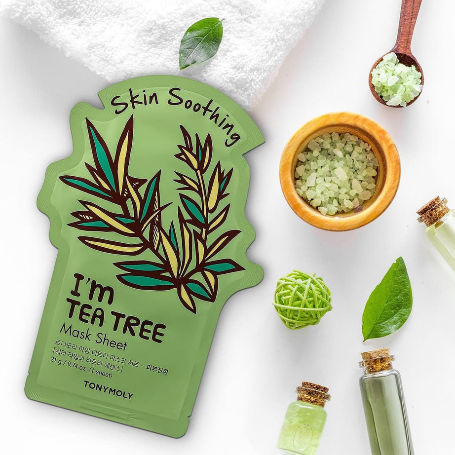 TONYMOLY I'm Tea Tree Sheet Mask for acne and skin soothing