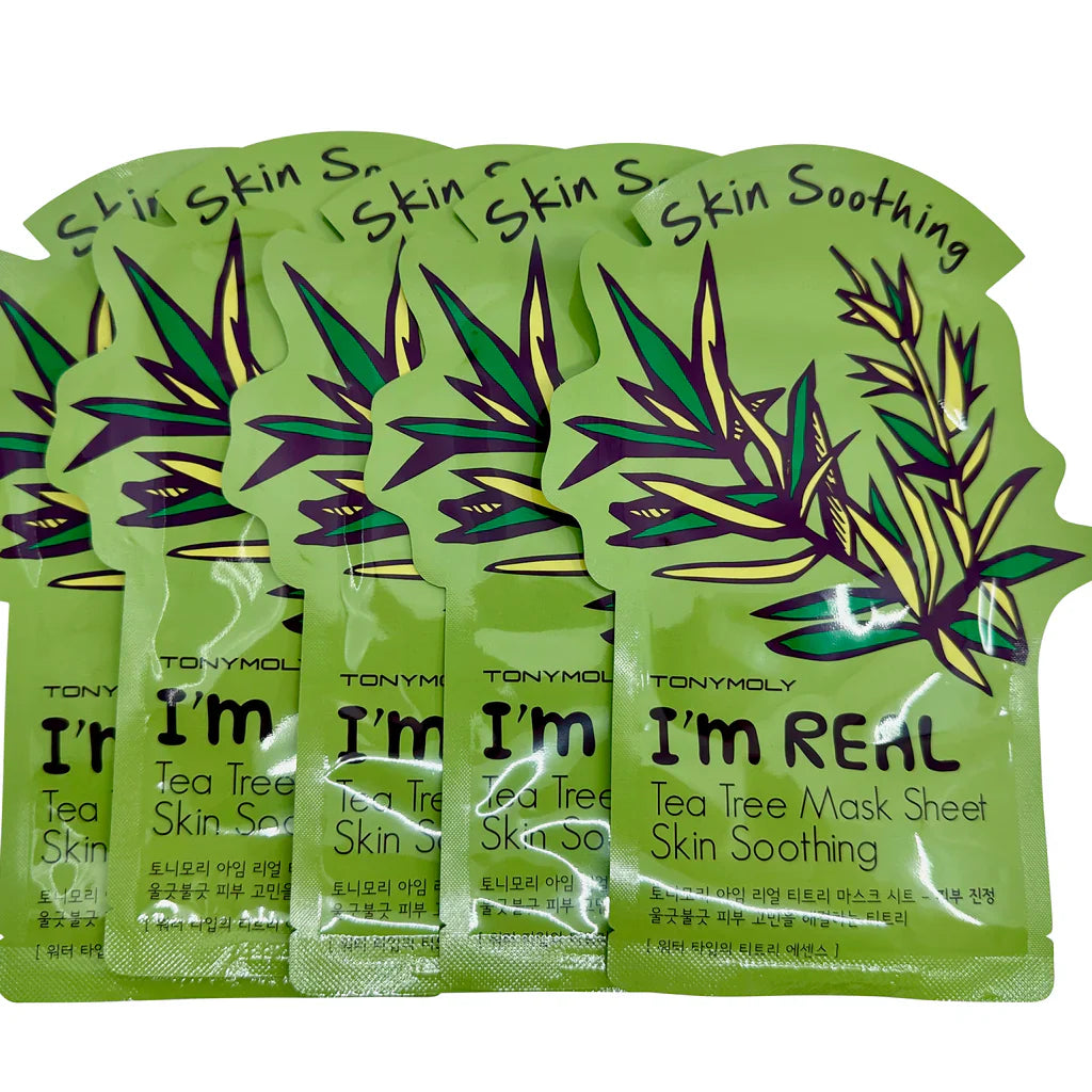 TONYMOLY I'm Tea Tree Sheet Mask for acne and skin soothing