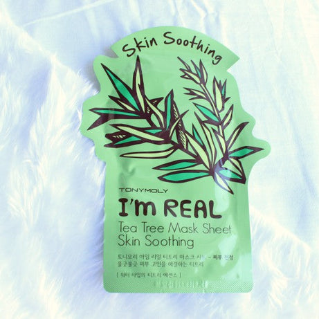 TONYMOLY I'm Tea Tree Sheet Mask for acne and skin soothing