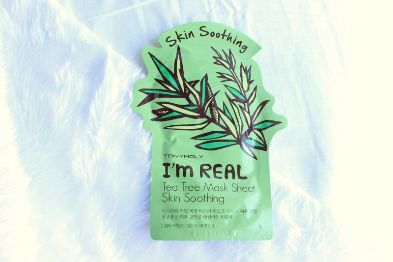 TONYMOLY I'm Tea Tree Sheet Mask for acne and skin soothing