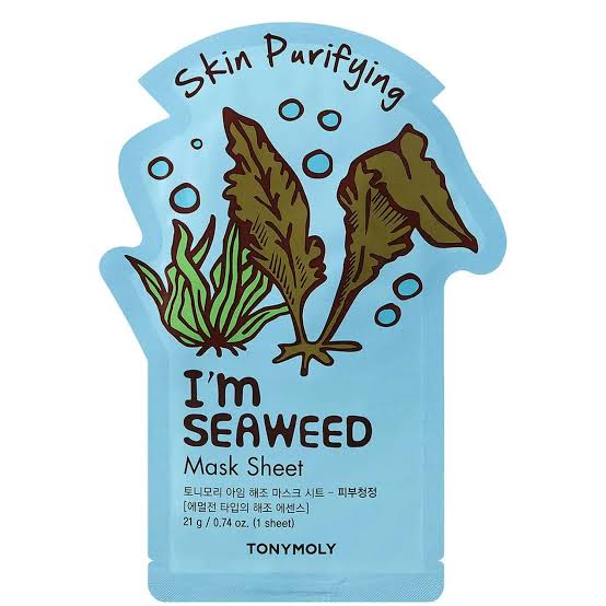 TONYMOLY I'm Seaweed Sheet Mask for hydration and soothing