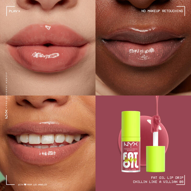 "NYX Lip Drip, lip oil, glossy lip oil, lip care, shiny lips, hydrating lip oil, lip gloss"