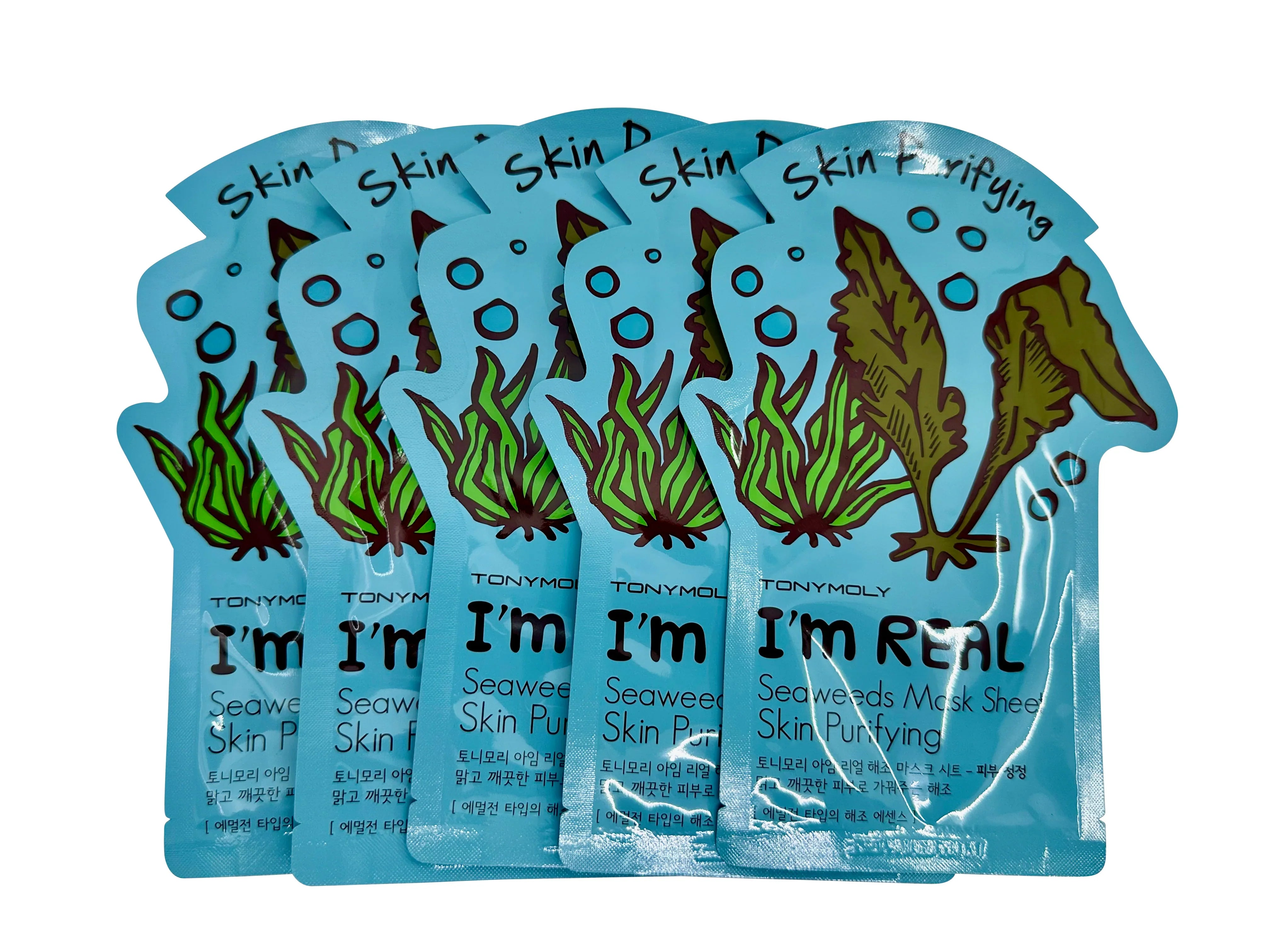 TONYMOLY I'm Seaweed Sheet Mask for hydration and soothing