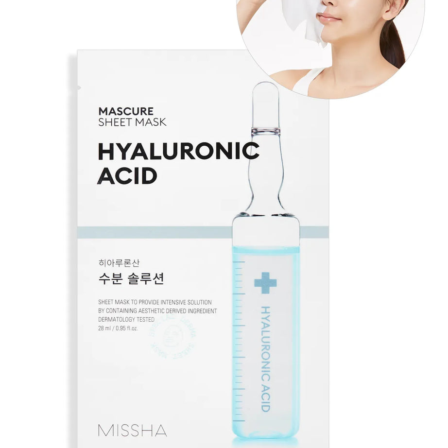 MISSHA Mascure Hydra Solution Sheet Mask Hyaluron Acid 27ml